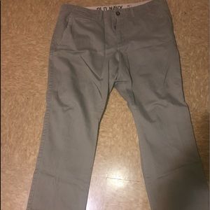Mens khaki slim pants. Used